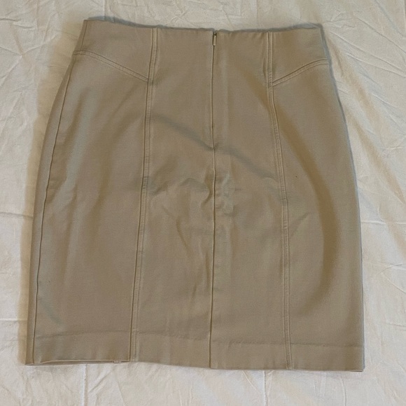 THALIAN Tan Tight Mid-Length Skirt - Picture 11 of 11